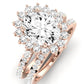 Gazania Oval Diamond Bridal Set (Lab Grown Igi Cert) rosegold