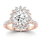 Gazania Oval Diamond Bridal Set (Lab Grown Igi Cert) rosegold