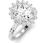 Gazania Oval Diamond Engagement Ring (Lab Grown Igi Cert) whitegold