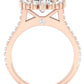 Gazania Oval Diamond Engagement Ring (Lab Grown Igi Cert) rosegold