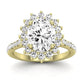 Gazania Oval Diamond Engagement Ring (Lab Grown Igi Cert) yellowgold