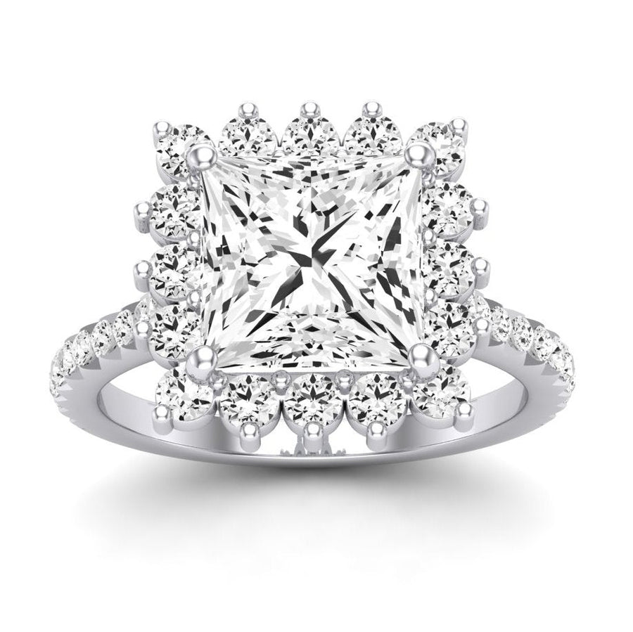 4.00 ct - Gazania - Princess Lab Diamond Engagement Ring (IGI Certified)
