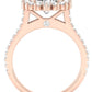 Gazania Oval Diamond Engagement Ring (Lab Grown Igi Cert) rosegold