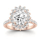 Gazania Oval Diamond Engagement Ring (Lab Grown Igi Cert) rosegold