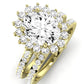 Gazania Oval Diamond Bridal Set (Lab Grown Igi Cert) yellowgold