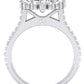 Gazania Oval Diamond Engagement Ring (Lab Grown Igi Cert) whitegold