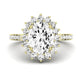 Gazania Oval Diamond Engagement Ring (Lab Grown Igi Cert) yellowgold