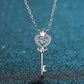 Gian Moissanite Necklace whitegold