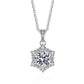 Giovie Moissanite Necklace whitegold