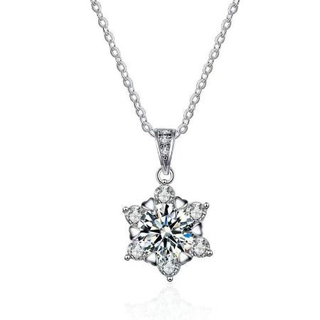 Giselle Diamond Necklace (Clarity Enhanced) whitegold