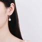 Gladys Diamond & Pearl Earrings whitegold