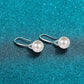 Gladys Moissanite & Pearl Earrings whitegold