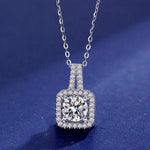 Hadlee Diamond Necklace (Clarity Enhanced) whitegold