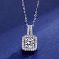 Hadlee Moissanite Necklace whitegold