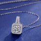 Hadlee Moissanite Necklace whitegold