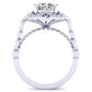 Hana Cushion Diamond Bridal Set (Lab Grown Igi Cert) whitegold