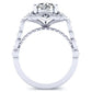 Hana Round Diamond Bridal Set (Lab Grown Igi Cert) whitegold