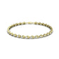 Havana Classic Leaf Moissanite Bracelet yellowgold