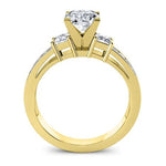 Hazel Cushion Diamond Bridal Set (Lab Grown Igi Cert) yellowgold