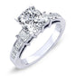 Hazel Cushion Diamond Bridal Set (Lab Grown Igi Cert) whitegold