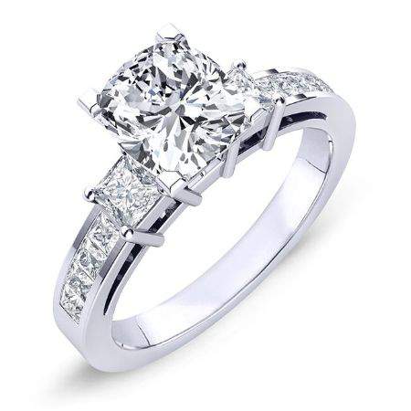 2.00 ct - Hazel - GIA Natural Cushion Diamond Engagement Ring