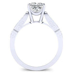 Heath Diamond Matching Band Only (engagement Ring Not Included) For Ring With Princess Center whitegold