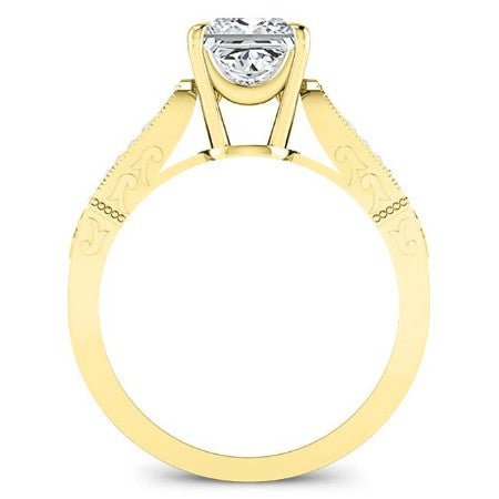 Heath Diamond Matching Band Only (engagement Ring Not Included) For Ring With Princess Center yellowgold
