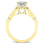 Heath Diamond Matching Band Only (engagement Ring Not Included) For Ring With Princess Center yellowgold