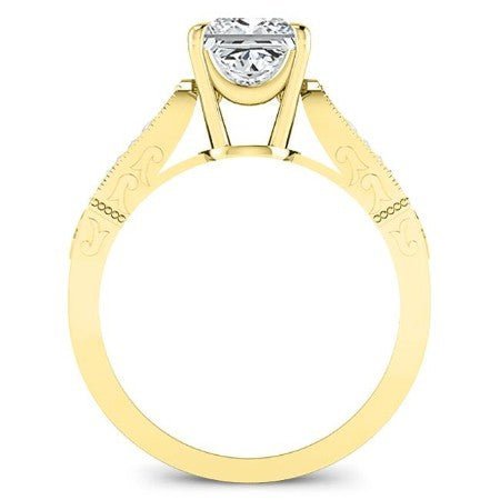 Heath Diamond Matching Band Only (engagement Ring Not Included) For Ring With Princess Center yellowgold