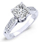 Heath Princess Moissanite Bridal Set whitegold