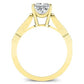 Heath Princess Moissanite Bridal Set yellowgold