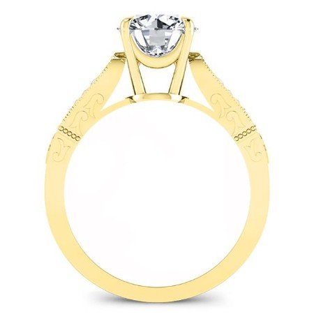 Heath Round Diamond Engagement Ring (Lab Grown Igi Cert) yellowgold