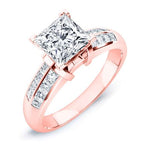 Heather Princess Diamond Bridal Set (Lab Grown Igi Cert) rosegold