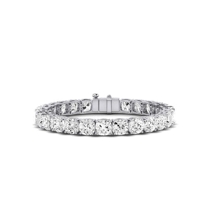 Helena Cushion Diamond Tennis Bracelet (clarity Enhanced) whitegold