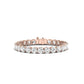 Helena Round Diamond Tennis Bracelet (clarity Enhanced) rosegold