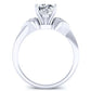 Hibiscus Cushion Diamond Bridal Set (Lab Grown Igi Cert) whitegold