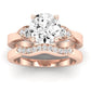 Hibiscus Diamond Matching Band Only (does Not Include Engagement Ring)  For Ring With Round Center rosegold