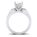 Hibiscus Emerald Diamond Bridal Set (Lab Grown Igi Cert) whitegold