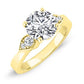 Hibiscus Round Diamond Bridal Set (Lab Grown Igi Cert) yellowgold