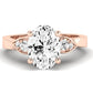 Hibiscus Oval Diamond Engagement Ring (Lab Grown Igi Cert) rosegold