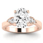 Hibiscus Oval Diamond Engagement Ring (Lab Grown Igi Cert) rosegold