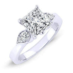 Hibiscus Princess Diamond Engagement Ring (Lab Grown Igi Cert) whitegold