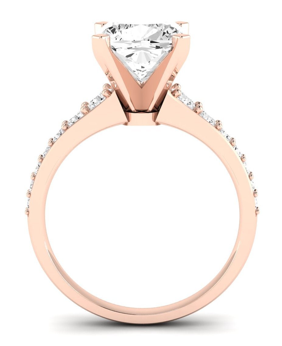 Holly Cushion Diamond Engagement Ring (Lab Grown Igi Cert) rosegold