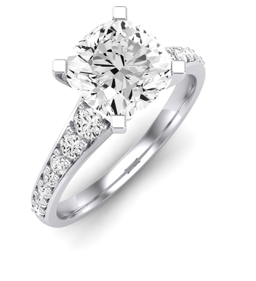 Holly Cushion Diamond Engagement Ring (Lab Grown Igi Cert) whitegold