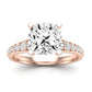 Holly Cushion Diamond Engagement Ring (Lab Grown Igi Cert) rosegold