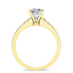 Holly Cushion Moissanite Bridal Set yellowgold