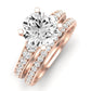 Holly Diamond Matching Band Only (does Not Include Engagement Ring) For Ring With Round Center rosegold