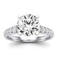 Holly Diamond Matching Band Only (does Not Include Engagement Ring) For Ring With Round Center whitegold