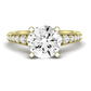 Holly Diamond Matching Band Only (does Not Include Engagement Ring) For Ring With Round Center yellowgold