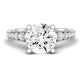 Holly Diamond Matching Band Only (does Not Include Engagement Ring) For Ring With Round Center whitegold